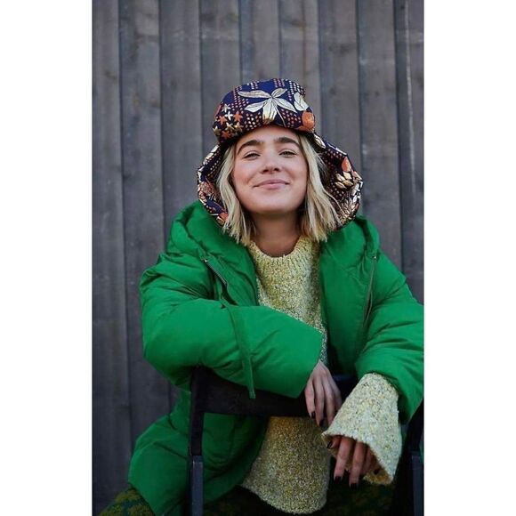 Free People Midnight Garden Brocade Trapper Size OS - Picture 1 of 5